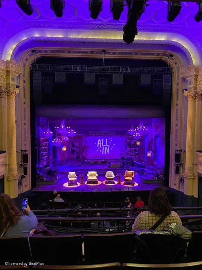Hudson Theatre Dress Circle D107 view from seat photo