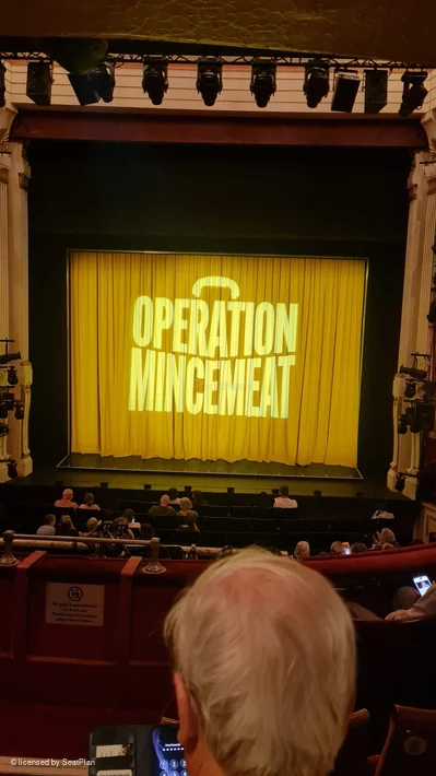 Theatre Royal Brighton Royal Circle D18 view from seat photo