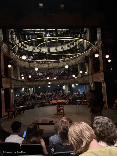 Tom Stoppard Theatre On Stage Seating D11 view from seat photo