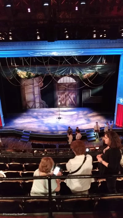 Studio 54 Theatre Mezzanine EE205 view from seat photo