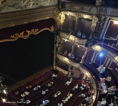Apollo Theatre Balcony B27 view from seat photo
