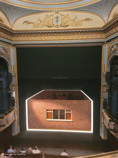 Harold Pinter Theatre Royal Circle A8 view from seat photo
