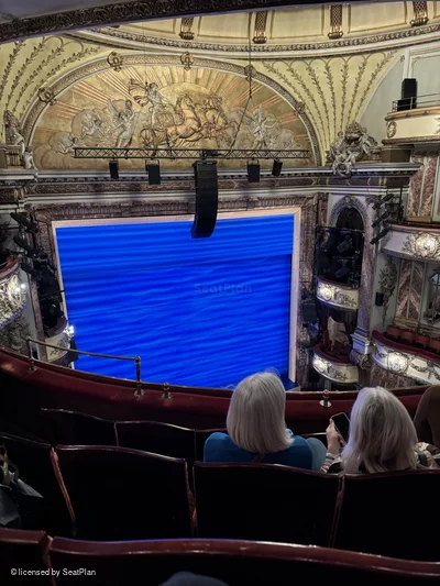 Novello Theatre Grand Circle D24 view from seat photo