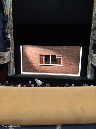 Harold Pinter Theatre Dress Circle A8 view from seat photo