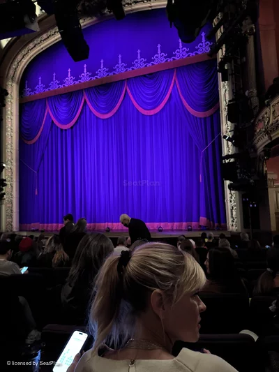 Lyceum Theatre Orchestra M4 view from seat photo