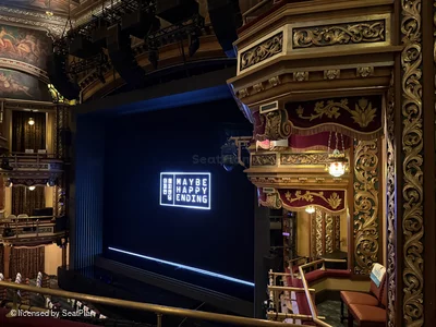 Belasco Theatre Mezzanine C24 view from seat photo