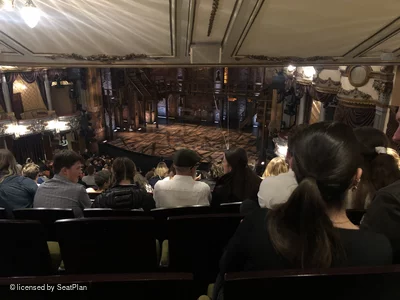 Victoria Palace Theatre Royal Circle L5 view from seat photo