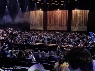 ABBA Arena Block H H18 view from seat photo
