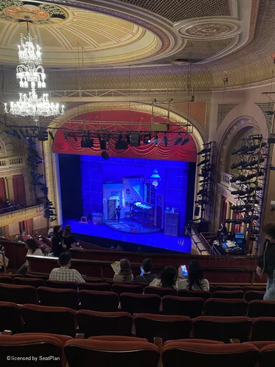 Barrymore Theatre Rear Mezzanine G10 view from seat photo