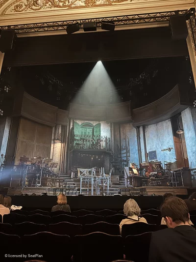 Lyric Theatre Stalls H11 view from seat photo
