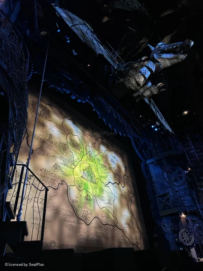 Apollo Victoria Theatre Stalls A35 view from seat photo