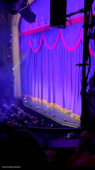 Lyceum Theatre Mezzanine B24 view from seat photo