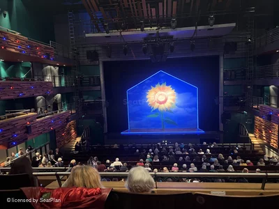 Aylesbury Waterside Theatre Circle 1 D14 view from seat photo