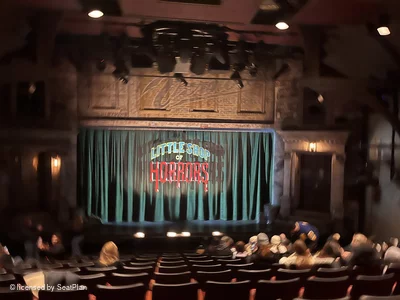 Westside Theatre Orchestra M108 view from seat photo
