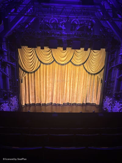 Trafalgar Theatre Dress Circle E16 view from seat photo