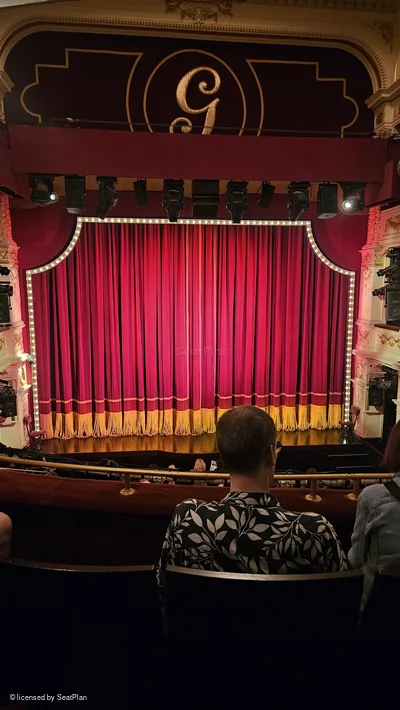 Garrick Theatre Dress Circle C17 view from seat photo