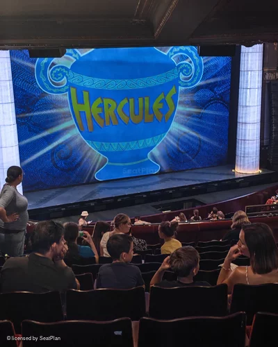 Theatre Royal Drury Lane Royal Circle K43 view from seat photo