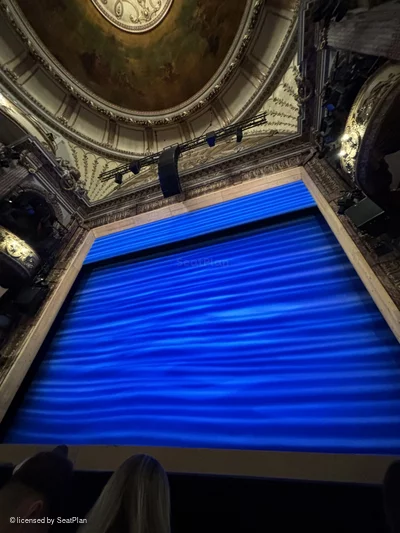 Novello Theatre Stalls E7 view from seat photo