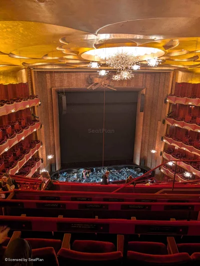 Metropolitan Opera House Family Circle E207 view from seat photo