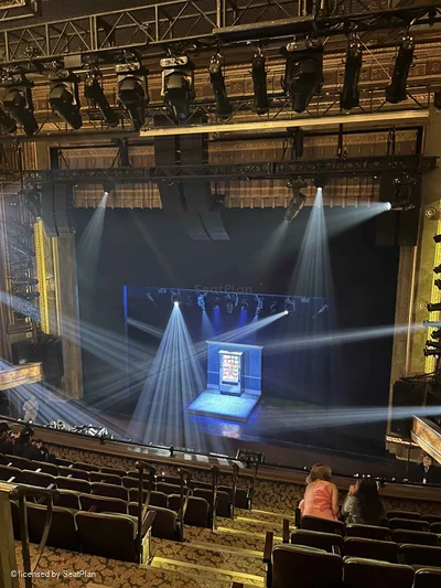 Nederlander Theatre Mezzanine J4 view from seat photo