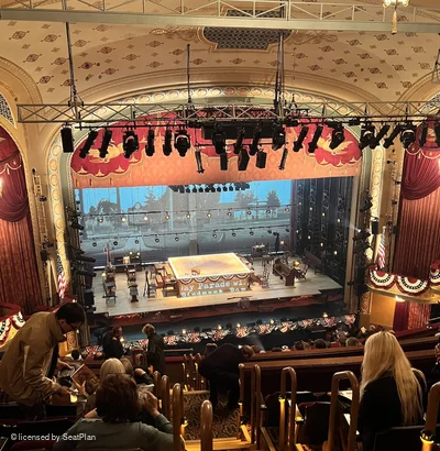 Bernard B. Jacobs Theatre Mezzanine K1 view from seat photo