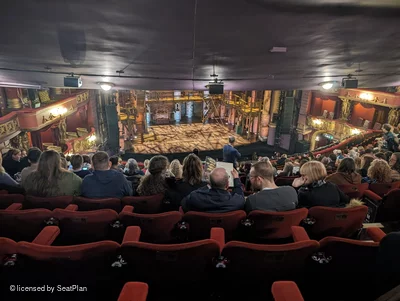 Palace Theatre Circle R34 view from seat photo