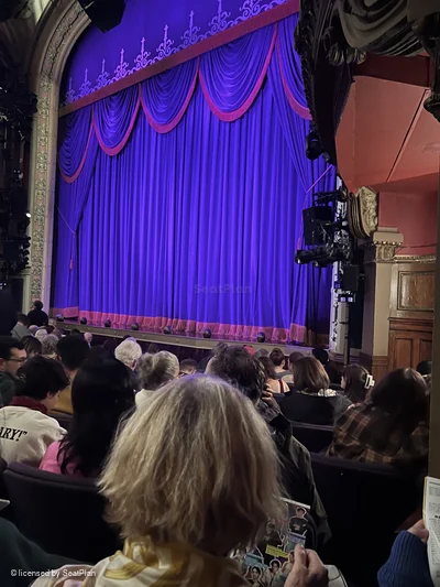 Lyceum Theatre Orchestra K18 view from seat photo