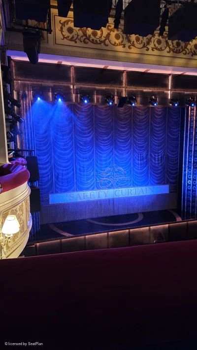 Vaudeville Theatre Dress Circle A2 view from seat photo