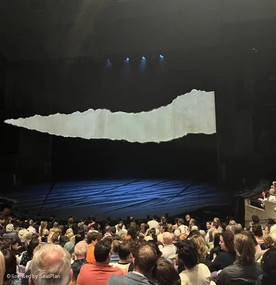 National Theatre - Olivier Stalls R17 view from seat photo