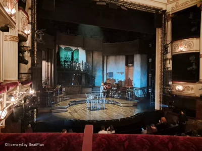 Lyric Theatre Dress Circle A22 view from seat photo