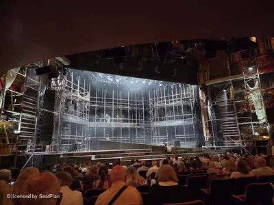London Palladium Stalls P36 view from seat photo