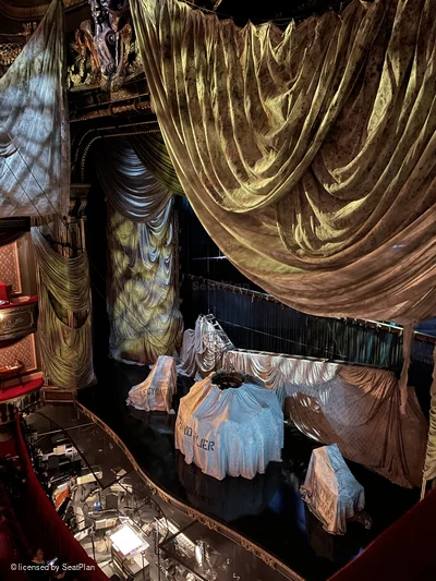 His Majesty's Theatre Grand Circle A1 view from seat photo