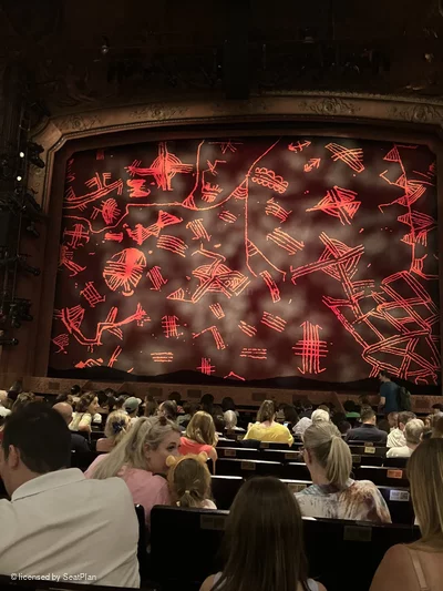 Lyceum Theatre Stalls P21 view from seat photo