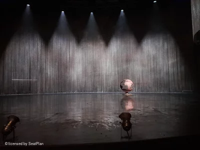 Almeida Theatre Stalls A13 view from seat photo