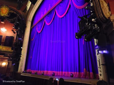 Lyceum Theatre Orchestra E12 view from seat photo