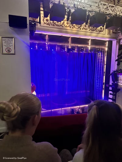 Vaudeville Theatre Dress Circle B1 view from seat photo