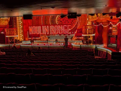 Piccadilly Theatre Stalls S2 view from seat photo