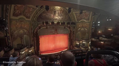 New Amsterdam Theatre Balcony C3 view from seat photo
