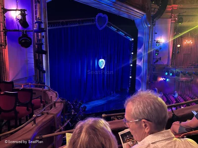 St James Theatre Mezzanine C27 view from seat photo