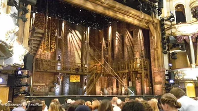 Victoria Palace Theatre Stalls L39 view from seat photo