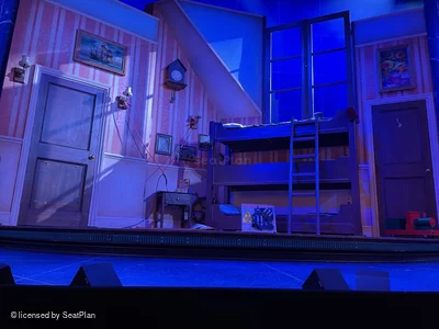 Barrymore Theatre Orchestra AA105 view from seat photo