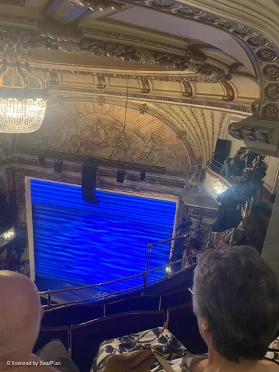 Novello Theatre Balcony D1 view from seat photo