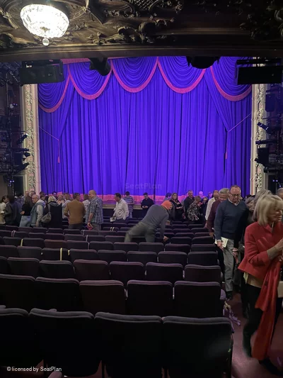 Lyceum Theatre Orchestra N101 view from seat photo