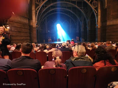 Lyric Theatre Orchestra M13 view from seat photo