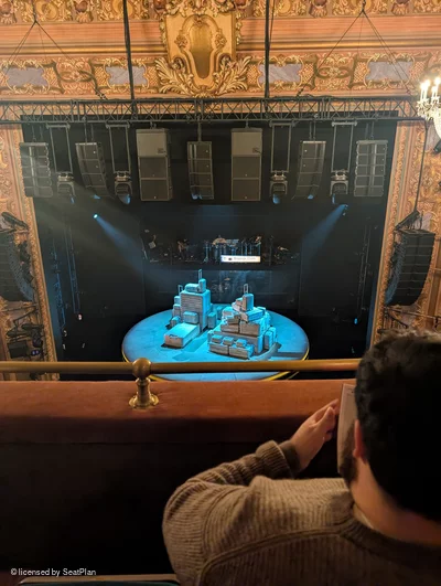 Longacre Theatre Balcony B105 view from seat photo