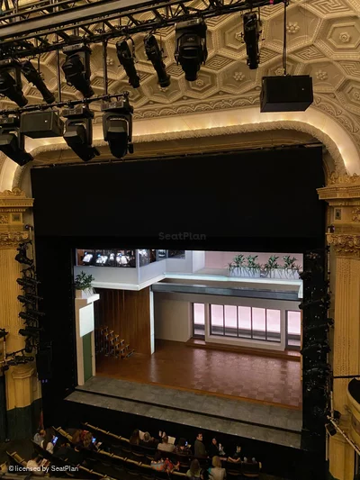 Hudson Theatre Balcony A2 view from seat photo