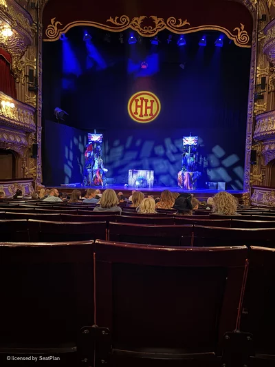 Apollo Theatre Stalls R12 view from seat photo