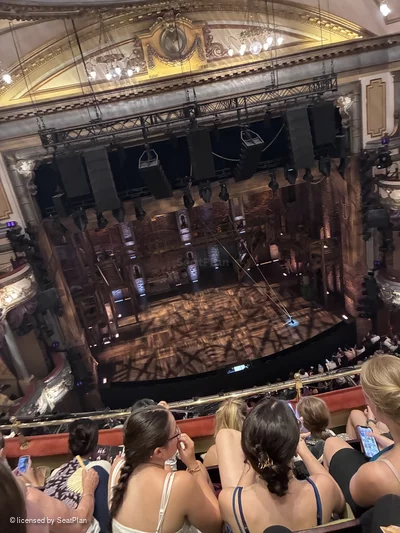 Victoria Palace Theatre Grand Circle D23 view from seat photo