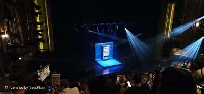 Nederlander Theatre Mezzanine F11 view from seat photo