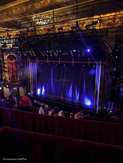 Lena Horne Theatre Rear Mezzanine F101 view from seat photo